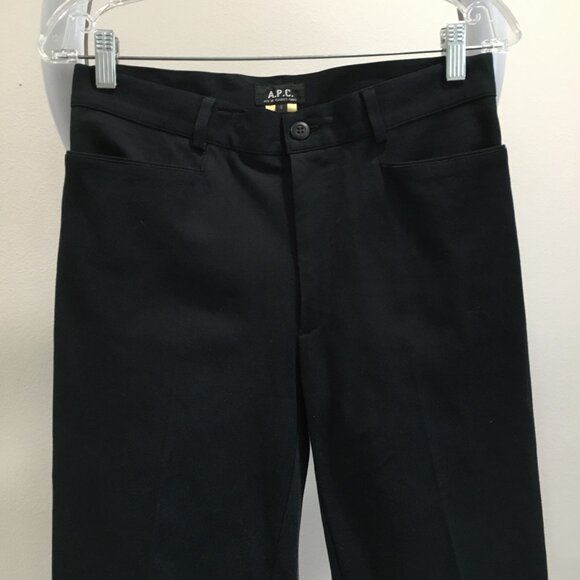 APC France Black/Dark Blue Dress Pant - Picture 4 of 8